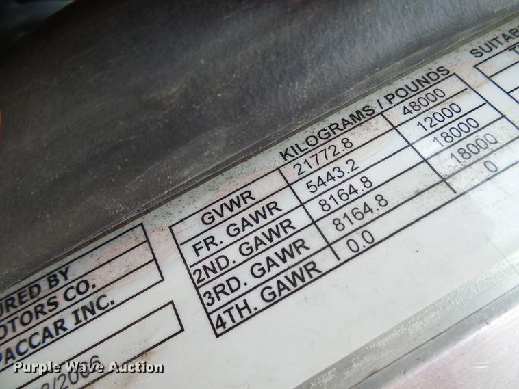 image for item DL0949 2007 Peterbilt 386  semi truck