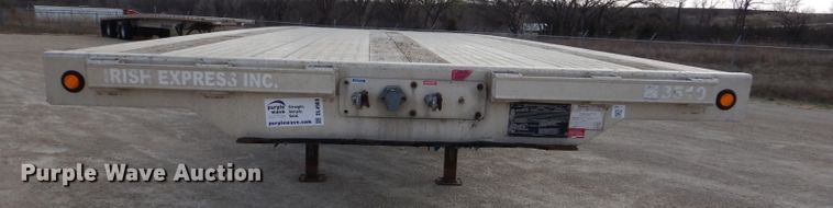 image for item DL4969 2012 Transcraft Benson AF53102-2-524  flatbed trailer