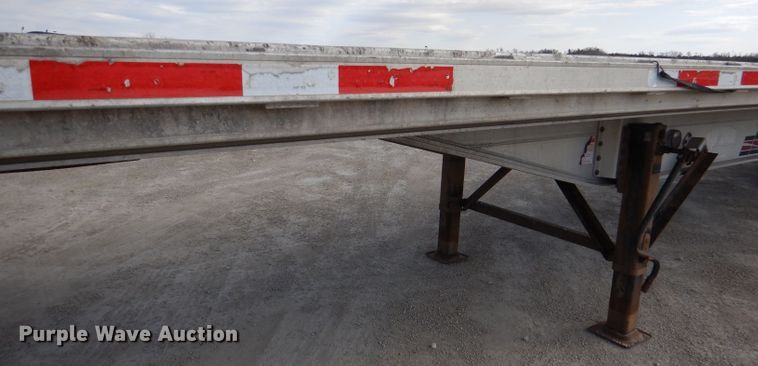 image for item DL4969 2012 Transcraft Benson AF53102-2-524  flatbed trailer