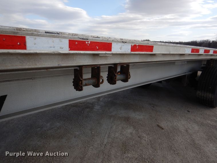 image for item DL4969 2012 Transcraft Benson AF53102-2-524  flatbed trailer