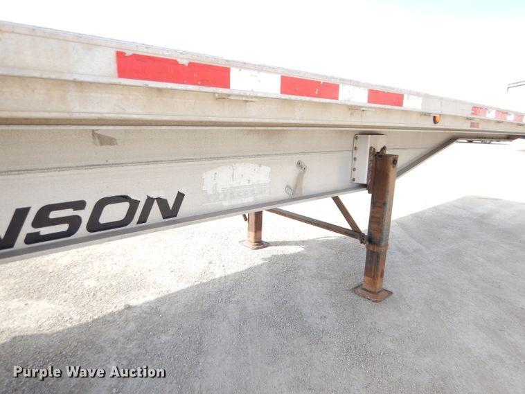 image for item DL4969 2012 Transcraft Benson AF53102-2-524  flatbed trailer