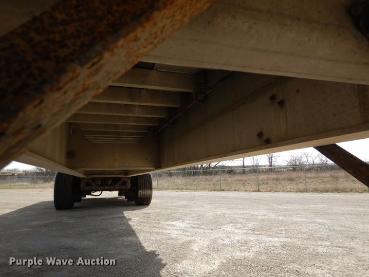 image for item DL4969 2012 Transcraft Benson AF53102-2-524  flatbed trailer