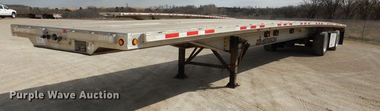 image for item DL4970 2012 Transcraft Benson AF53102-2-524  flatbed trailer