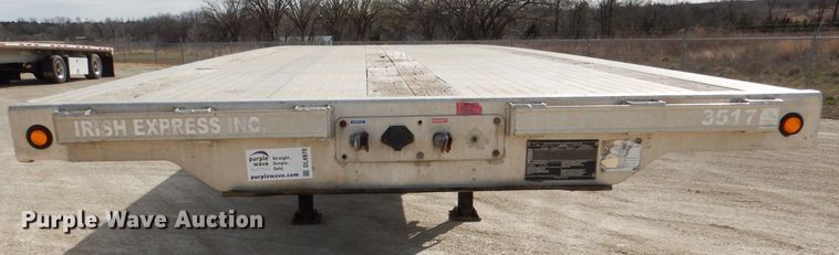 image for item DL4970 2012 Transcraft Benson AF53102-2-524  flatbed trailer