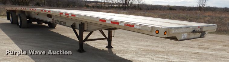 image for item DL4970 2012 Transcraft Benson AF53102-2-524  flatbed trailer