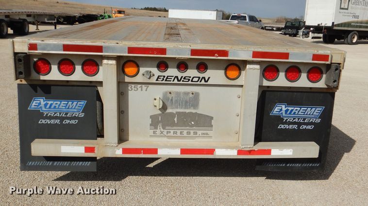 image for item DL4970 2012 Transcraft Benson AF53102-2-524  flatbed trailer