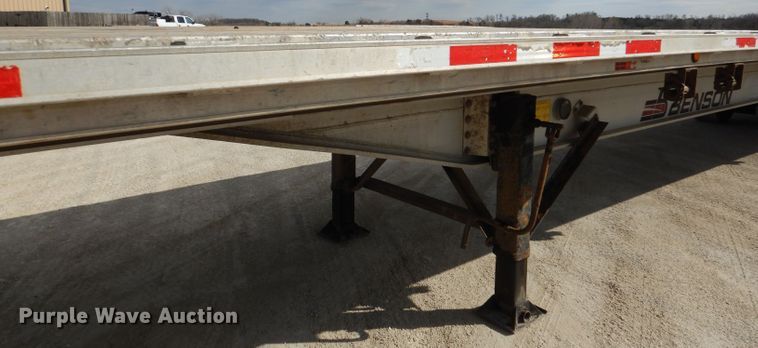 image for item DL4970 2012 Transcraft Benson AF53102-2-524  flatbed trailer
