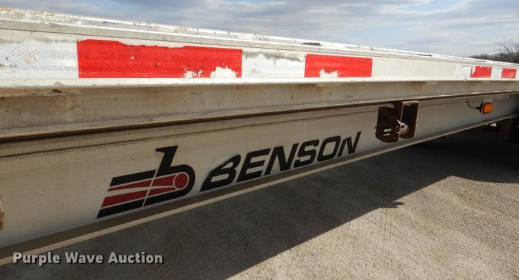 image for item DL4970 2012 Transcraft Benson AF53102-2-524  flatbed trailer