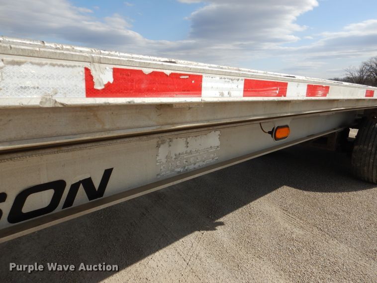 image for item DL4970 2012 Transcraft Benson AF53102-2-524  flatbed trailer