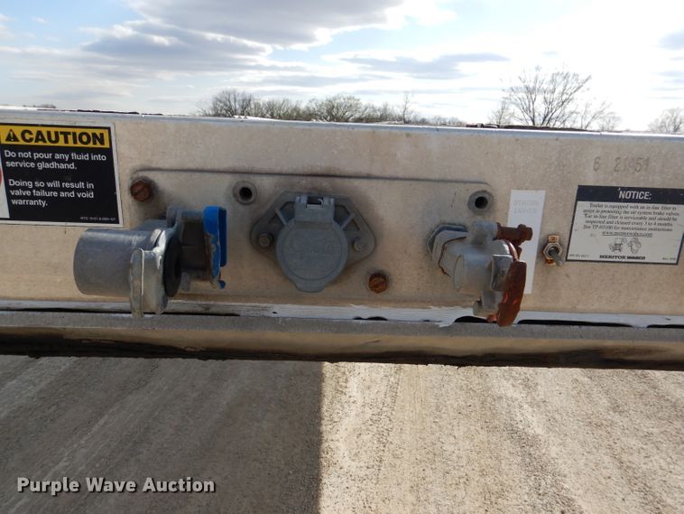 image for item DL4971 2014 Wilson AF1080SS  flatbed trailer