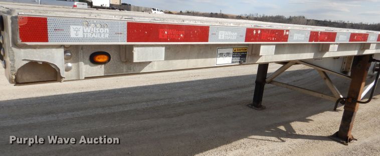 image for item DL4971 2014 Wilson AF1080SS  flatbed trailer