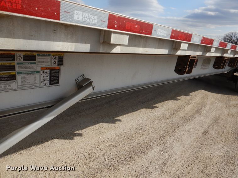 image for item DL4971 2014 Wilson AF1080SS  flatbed trailer