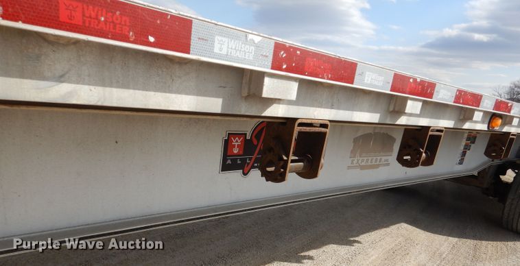 image for item DL4971 2014 Wilson AF1080SS  flatbed trailer