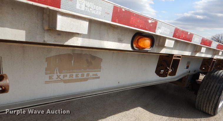 image for item DL4971 2014 Wilson AF1080SS  flatbed trailer