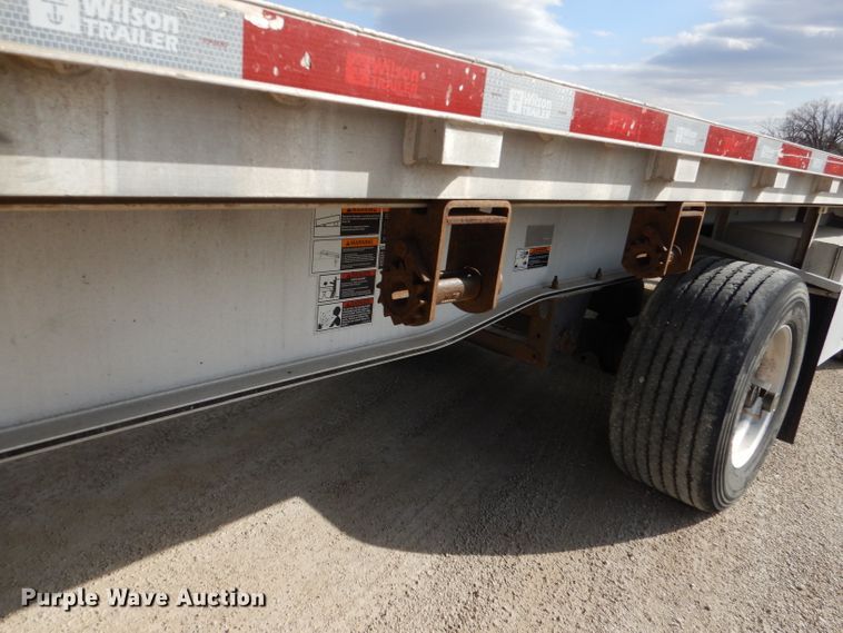 image for item DL4971 2014 Wilson AF1080SS  flatbed trailer