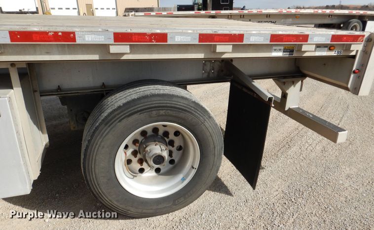 image for item DL4971 2014 Wilson AF1080SS  flatbed trailer