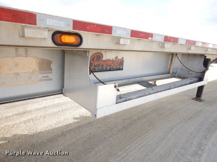 image for item DL4971 2014 Wilson AF1080SS  flatbed trailer