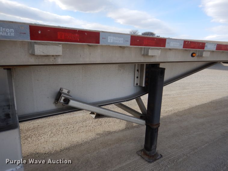image for item DL4971 2014 Wilson AF1080SS  flatbed trailer