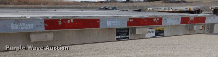image for item DL4971 2014 Wilson AF1080SS  flatbed trailer