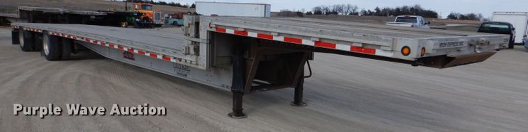 image for item DL4972 2009 Chaparral  drop deck equipment trailer