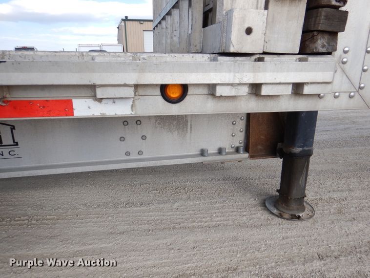 image for item DL4972 2009 Chaparral  drop deck equipment trailer