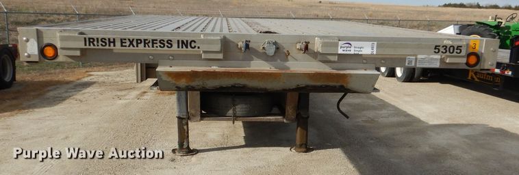 image for item DL4973 2009 Chaparral  drop deck equipment trailer