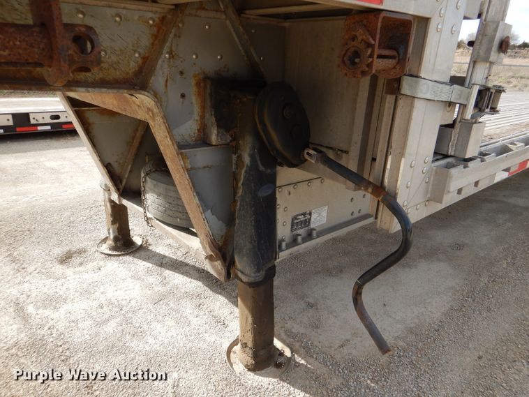 image for item DL4973 2009 Chaparral  drop deck equipment trailer