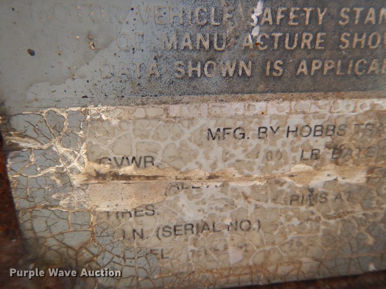 image for item DM2868 1987 Fruehauf trailer dolly