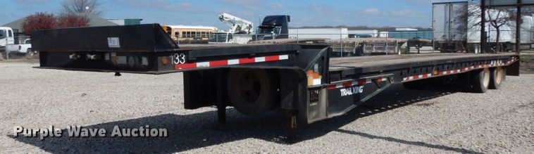 image for item DM2885 2006 Trail King TK70SA-482 tilt deck equipment trailer