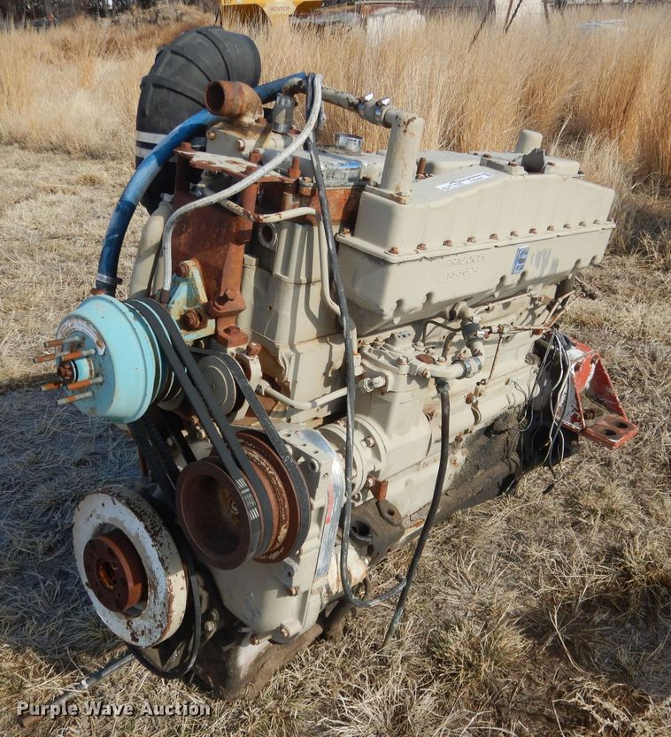 image for item FA9497 Cummins NTC350BC1 six cylinder diesel engine