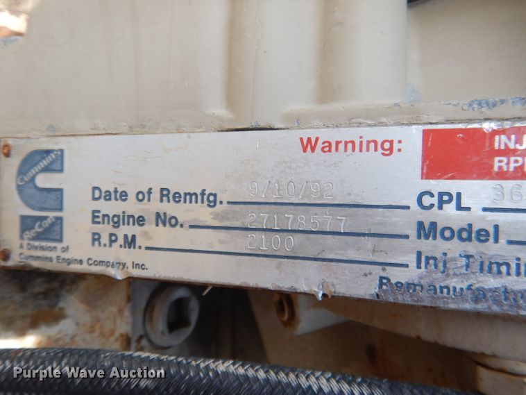 image for item FA9497 Cummins NTC350BC1 six cylinder diesel engine