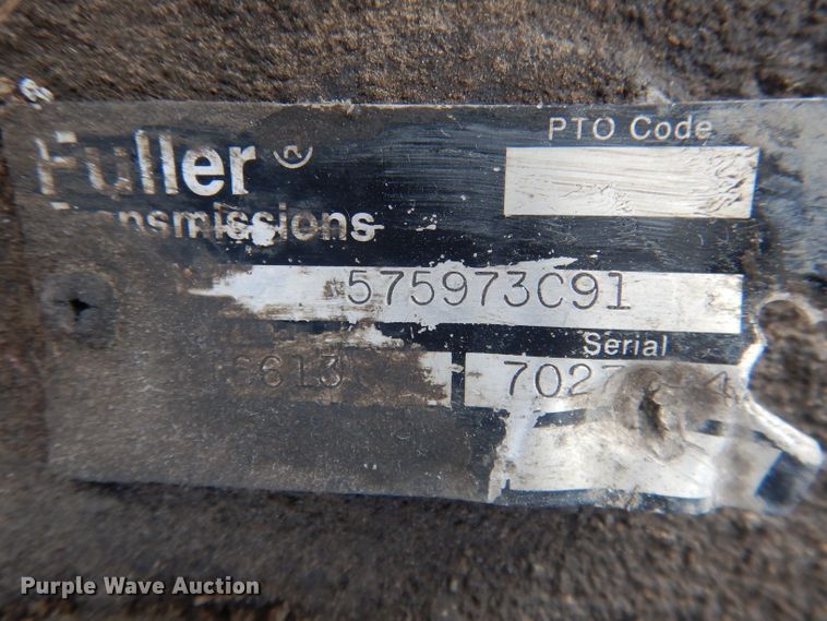 image for item FI9004 Eaton Fuller 7027 manual transmission