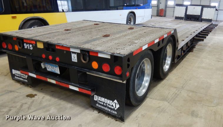 image for item IA9488 2000 Trail King TK60MG-482  lowboy equipment trailer