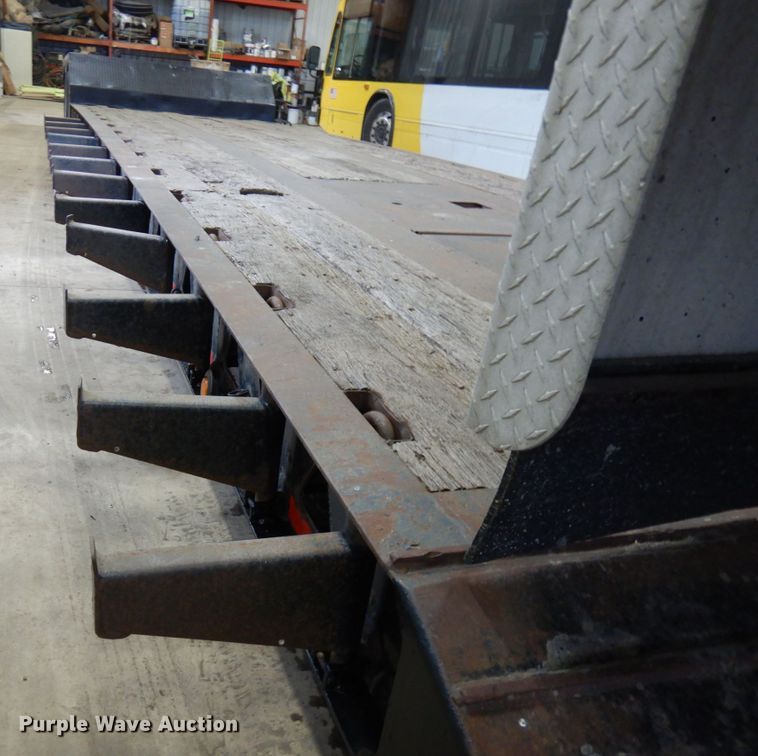 image for item IA9488 2000 Trail King TK60MG-482  lowboy equipment trailer