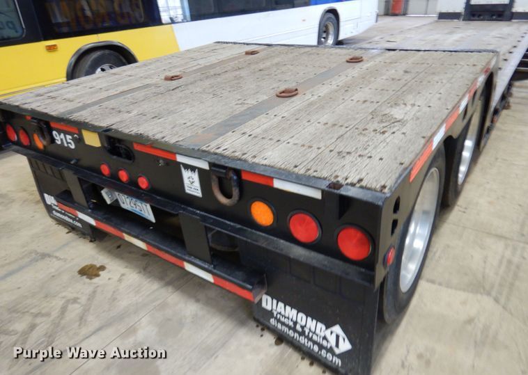 image for item IA9488 2000 Trail King TK60MG-482  lowboy equipment trailer