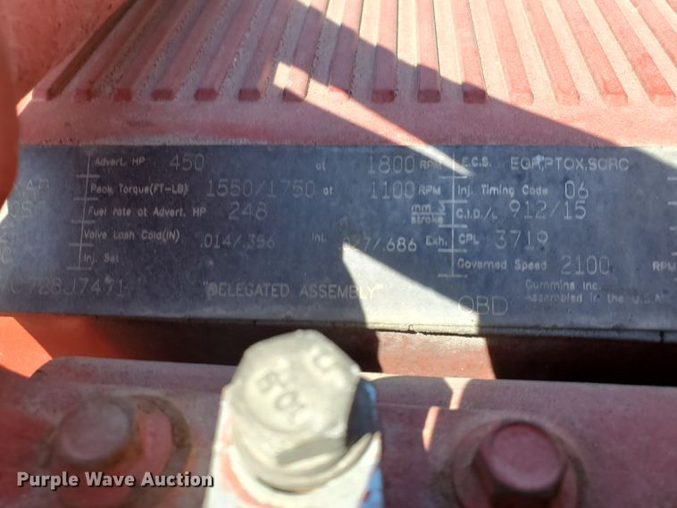 image for item IX9051 2012 Peterbilt 587  semi truck