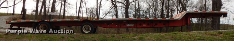 image for item IX9430 2009 Transcraft DTL-2100  drop deck trailer