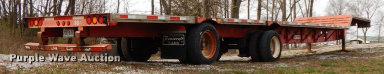 image for item IX9430 2009 Transcraft DTL-2100  drop deck trailer