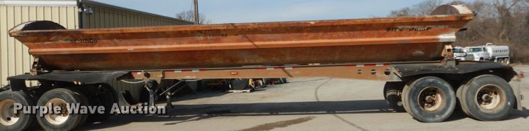 image for item IY9517 1999 Smith Co side dump trailer