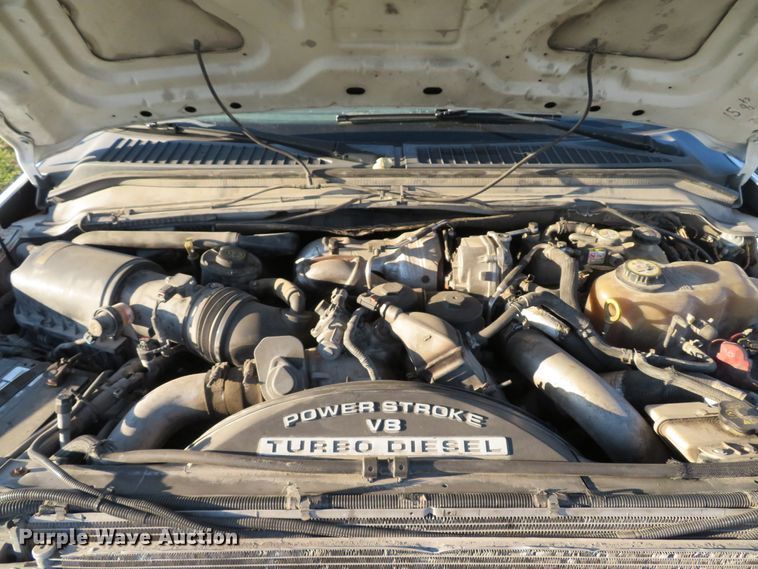 image for item DH1676 2008 Ford F350 Super Duty flatbed pickup truck