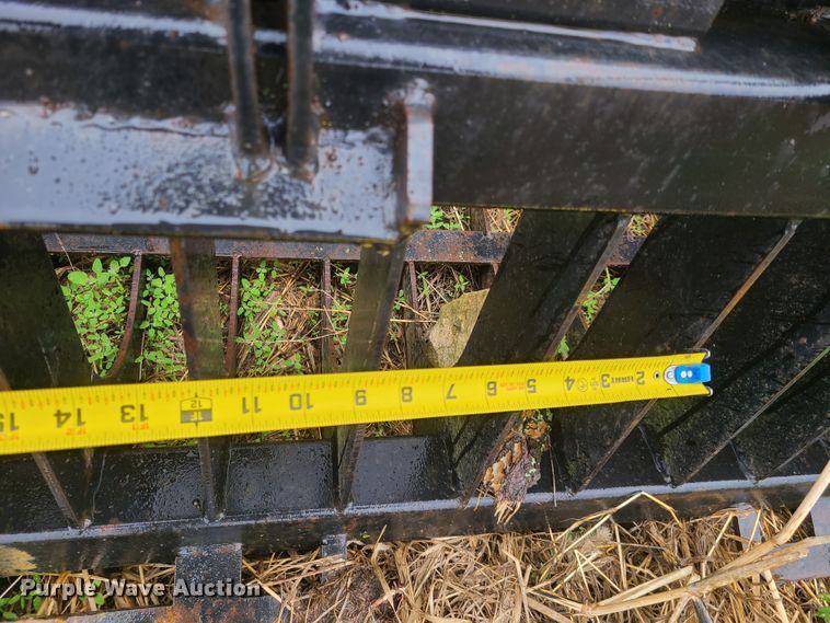 image for item DH5873 72"W skid steer grapple bucket