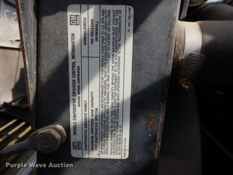 image for item DI8172 1989 Chevrolet C70  truck cab and chassis