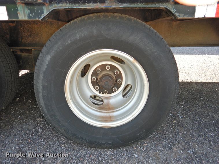 image for item DJ8358 2001 Circle M  equipment trailer