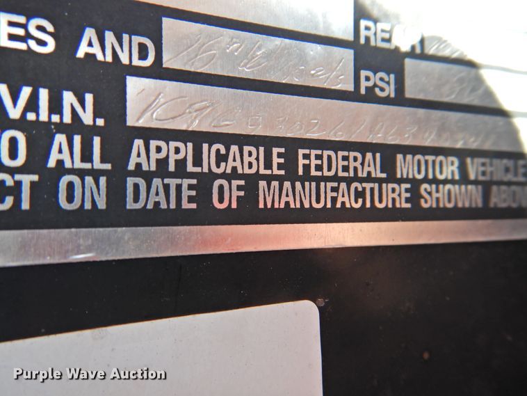 image for item DJ8358 2001 Circle M  equipment trailer