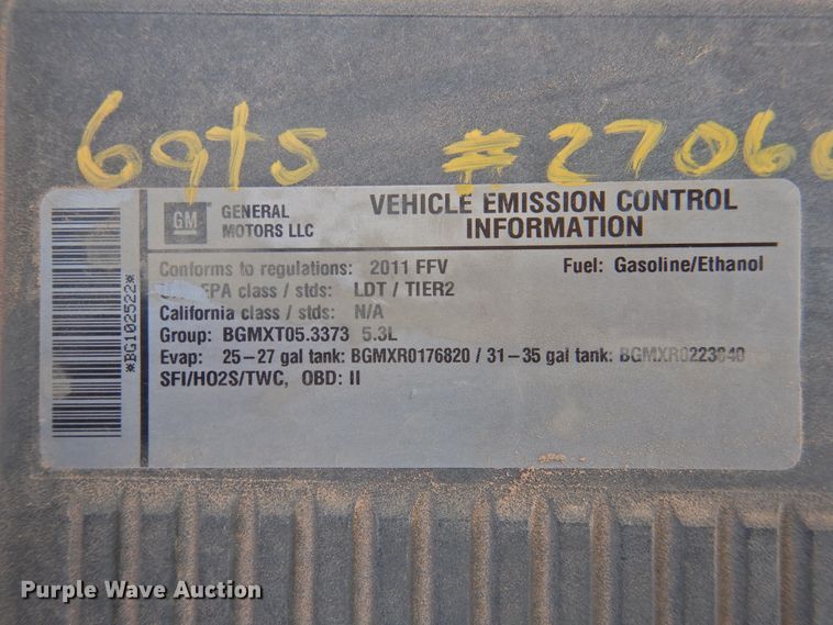 image for item DJ8389 2011 GMC Sierra 1500  Crew Cab pickup truck