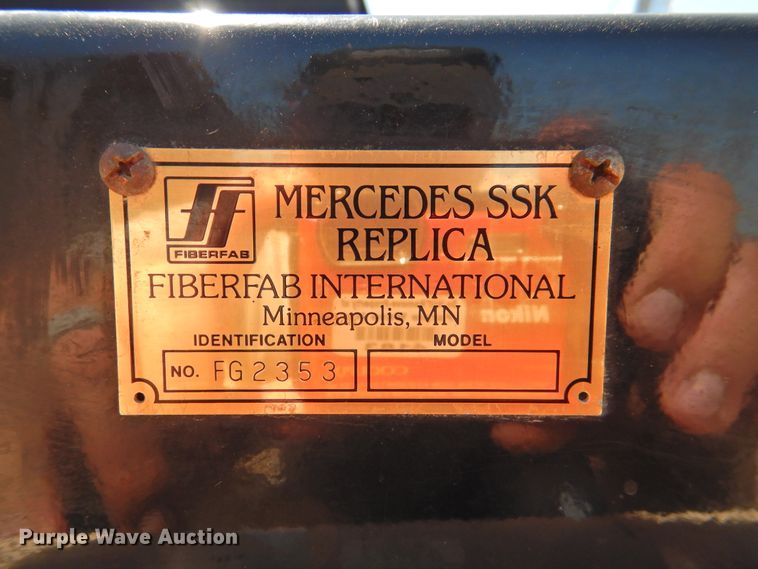 image for item DJ8418 2017 Mercedes Benz SSK Roadster repica kit car