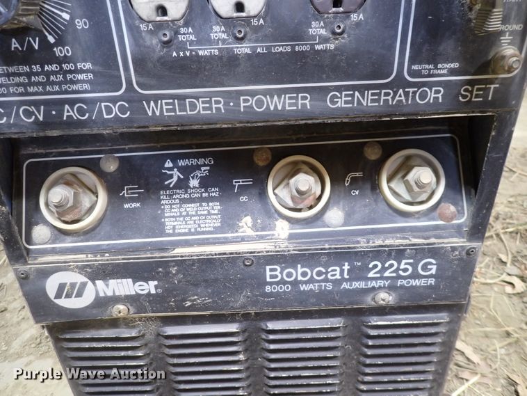 image for item DK4708 Miller Bobcat 225G  welder/generator