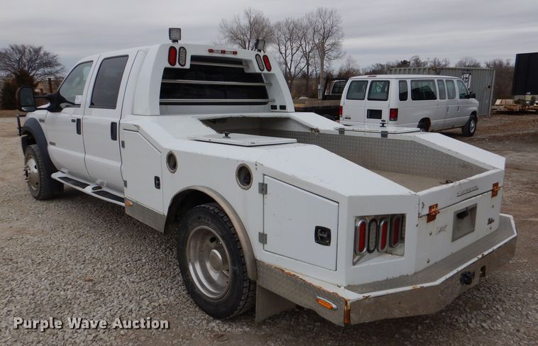image for item DL2192 2007 Ford F550 Super Duty XLT  flatbed truck