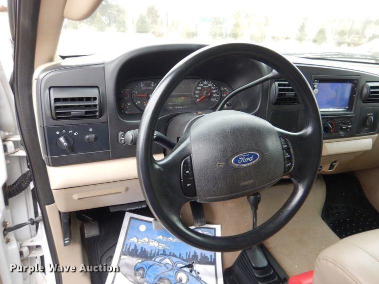 image for item DL2192 2007 Ford F550 Super Duty XLT  flatbed truck