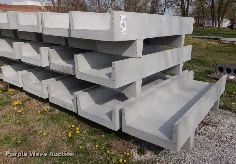 image for item DL2776 (10) concrete feed bunks
